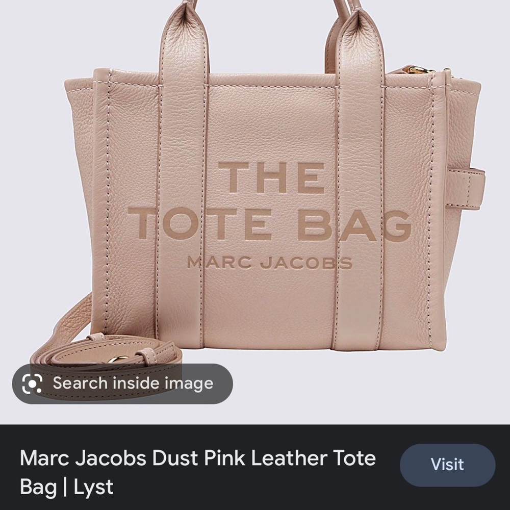 Rare dust rose Marc Jacobs The Tote Bag